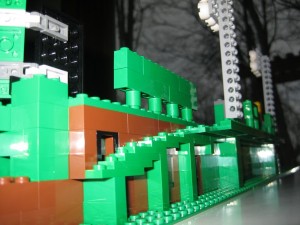 What does a Lego minifigure see on Landsdowne Street?