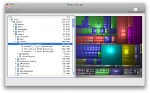 Disk Inventory X is an amazing tool to zoom into your full disk and figure out what's taking up all the space!