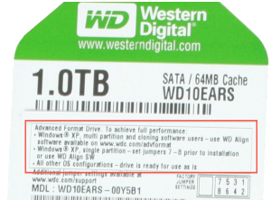Western Digital is first to market with "Advanced Format" 4K-sector drives