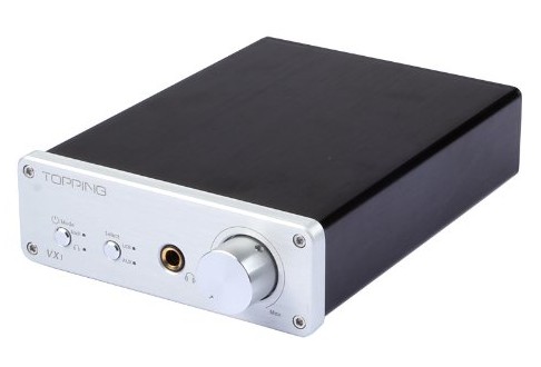 The Topping VX1 is an excellent desktop or bookshelf speaker amplifier with integrated USB audio