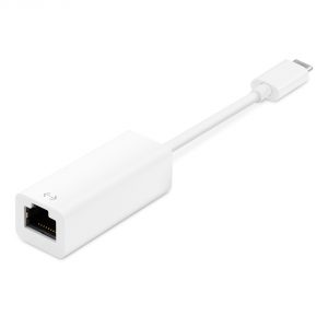 I recommend buying the Belkin USB-C to Gigabit Ethernet adapter from Apple for $26